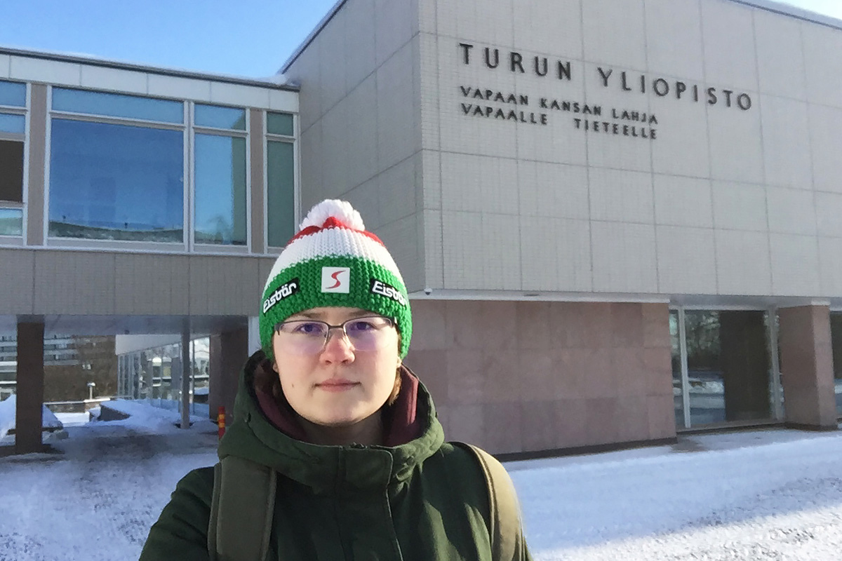 Estudiante de la SPbPU sobre sus estudios en la Universidad de Turku en el marco del programa Erasmus+